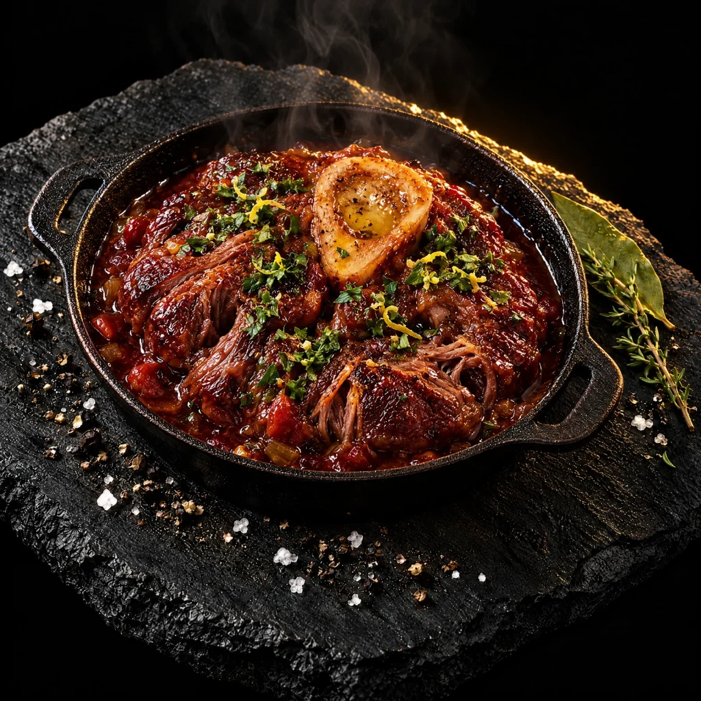 Shin, cooked